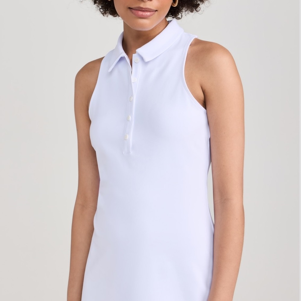 NWOT Alo Yoga tennis dress White Sleeveless Polo Dress